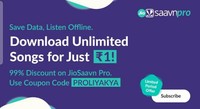 Get JioSaavn Pro at Rs.1 Only (User Specific)