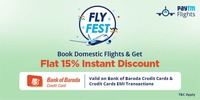 Paytm Flight - Get 16%  cashback up to Rs.800 on flights