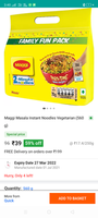 Flipkart Quick - Maggi Noodles 59% discount. 