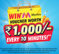 Buy a Pack of Center Fresh and Win Myntra Voucher Worth 1000/- Every 10 Minutes