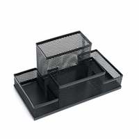 Drake Metal 4 Compartments Pen Stand