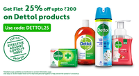 Tata 1mg - Extra 25% Off on Dettol products, Durex, Veet products + upto 10% Payment offers