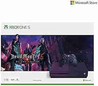 (Renewed) Microsoft Xbox One S Devil May Cry 5 Special Edition Bundle, 1Tb (Gradient Purple)