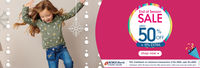 Mothercare End of Season Sale - Upto 50% off + Get Extra 10% off on Minimum Purchase of Rs.2500