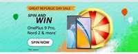 Amazon republic day spin and win macbook pro, iPad and more*