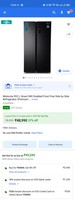 Motorola 592 L Smart Wifi Enabled Frost Free Side by Side Refrigerator on Flipkart@45k