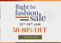 Myntra Right to Fashion Sale : Terms & Conditions of CITI Bank 10% Instant discount upto Rs. 1000