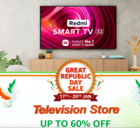 Amazon Republic Day TV deals Upto 60% off + 10% off via SBI Credit Card 
