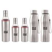 Limited-time deal: NIRLON Best 5 PCS Combo for Slim Oil Pot,Water Bottle Set,1000ML,600ML