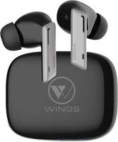 Wings Beatpods With Extra Heavy Bass Bluetooth Headset (Black, True Wireless)