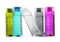 Limited-time deal: Steelo Garnet Pet Plastic Water Bottle, 1 L, Set of 4, Multicolour