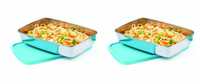 Deal of the day for Prime Members: Signoraware Handy steel Container, 150ml+150ml, Set of 2, Blue