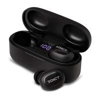 EDICT by Boat Dynapulse ETWS01 Truly Wireless Bluetooth in Ear Earbuds with Mic (Black)