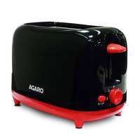 AGARO - 33406 Olympia 750-Watt 2-Slice Pop-Up Toaster with 7 Toasting Settings & Removable Crumb Tray (Black)