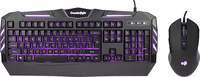 Cosmic Byte Dark Matter Gaming Keyboard and Mouse Combo, 3 Color LED Backlight