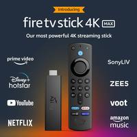 Fire TV Stick 4K Max streaming device, Alexa Voice Remote (includes TV controls), Wi-Fi 6 Compatible |2021 release