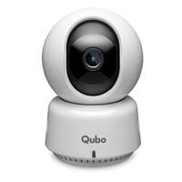 QUBO Smart Cam 360|1080p Full HD Wi-Fi Camera|Trust of Hero Group|360° Deg Coverage with Pan & Tilt|Intruder Alarm System|Full Color in Low Light |Two Way Talk|Alexa & OK Google|Made in India