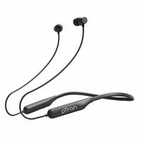 pTron InTunes Elite Bluetooth 5.0 Wireless Headphones with 14Hrs Playtime, Deep Bass, Snug-Fit Wireless Neckband, HD Mic, Passive Noise Cancellation, IPX4 Water Resistant & Voice Assistance