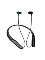 New lauch lowest Noise Combat with ENC, Dual mic, Super-Fast Charging and LED Lights Bluetooth Headset (Thunderblack)