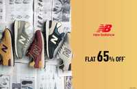 Ajio Totally Crazy Deal - New Balance Shoes,Clothing,etc Flat 65% off