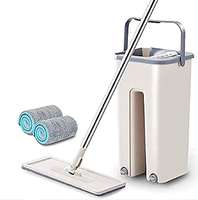 New Unique Microfiber Flat Mop with Bucket