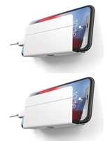 Elv Wall Mount Mobile Holder, Mobile Stand for All Smartphones  (2 Pcs.) - White