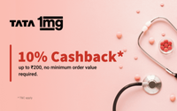 Get 10% cashback up to ₹200 on your next Simpl transaction on Tata 1mg
