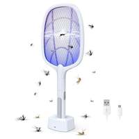  Iits Different 
MEXPONE Mosquito  Killer Racket Rechargeable Handheld Electric Fly Swatter with 6 UV Light Lamp Racket

