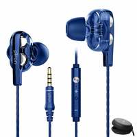 pTron Boom Ultima 4D Dual Driver, In Ear Gaming Wired Headphones with Mic