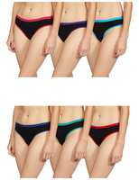 Fabme Women's Cotton Panties ( Pack of 6 )
