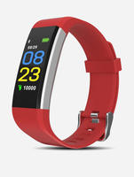 Portronics Red Kronos X3 Smart Fitness Band (Android & iOS Compatible)