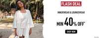 Ajio Flash Deal - Innerwear & Loungewear minimum 40% off