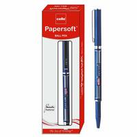 Cello Papersoft Ball Pen (Pack of 10 pens - Blue)| Premium ball pens | Professional pens with superior writing experience