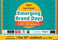 Amazon launchpad Emerging Brand Days | Extra 20% Up to 200 cashback