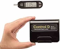 Control D Blood Glucose Monitor (Pack of 10 Strips, Black)