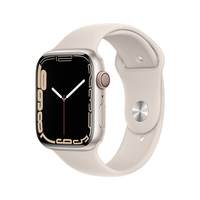 Apple Watch Series 7 (GPS + Cellular, 45mm) - Starlight Aluminium Case with Starlight Sport Band - Regular