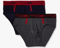 ONN Men's Cotton Brief (Pack of 2)