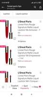 lo'real paris lipstick at 95% off