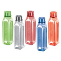 Milton Prime 1000 Pet Water Bottle, Set of 5, 1 Litre Each, Assorted | BPA Free | 100% Leak Proof | Office Bottle | Gym Bottle | Home | Kitchen | Travel Bottle | Hiking | Treking Bottle 49% off