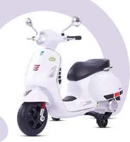 GoodLuck Baybee Vespa Rechargeable Battery Operated Ride-on Bike and Baby Ride on/Kids Ride on Toys -Kids Bike - Baby Bike for Kids to Drive Toys Car Suitable for Boys & Girls (Max, White)