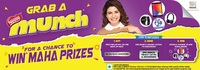 Munch Maha Prizes Win 50 Paytm cash , Headphones , Smartwatches & Tablets