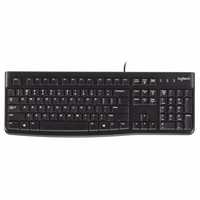 (Renewed) Logitech K120 Wired Keyboard (Black)