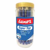 Luxor : Supertop Ball Pen Pack of 25 with Jar
