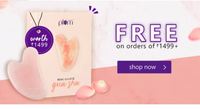 Plum Steal Buy 1 Get 1 Free offer on Bright Years Sleeping Face Mask + Free Rose Quartz Gua Sha Worth Rs 1499