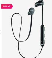 Philips Shb1805Bk/10 Bluetooth Earphones With Mic (Black)