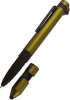 VAGMI 6 IN 1 Plastic Military Pen with Compass, Torch, Tools, Phone Stand And Stylus