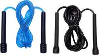 Sportshour Blue/Black (pack of 2 pcs) Freestyle Skipping Rope  (Blue, Black, Length: 274 inch)