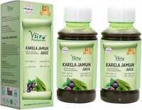 VITRO Sugar Diabetes Control Karela Jamun Juice 500 ML Each | Low Glycemic Index | No Added Sugar | Bitter Gourd & Indian Blackberry Juice (Pack of 2)