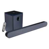 Croma 2.1 Channel Sound bar with wireless Subwoofer for Deep Bass (180W True RMS Sound Output) with multiple connectivities HDMI ARC, SD card slot, Bluetooth 5.0 (12 months warranty) (CRES1099, Black)