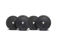 Stag Fitness Rubber Weight Plates -30 MM for Professional Gym Training ( 4 Weight Plates Set )
